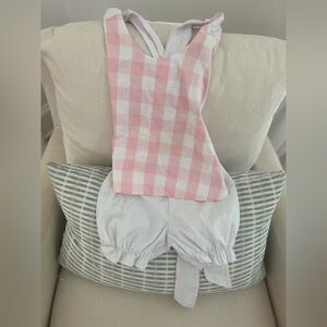 Beaufort Bonnet Company Pink Dress with white bottoms